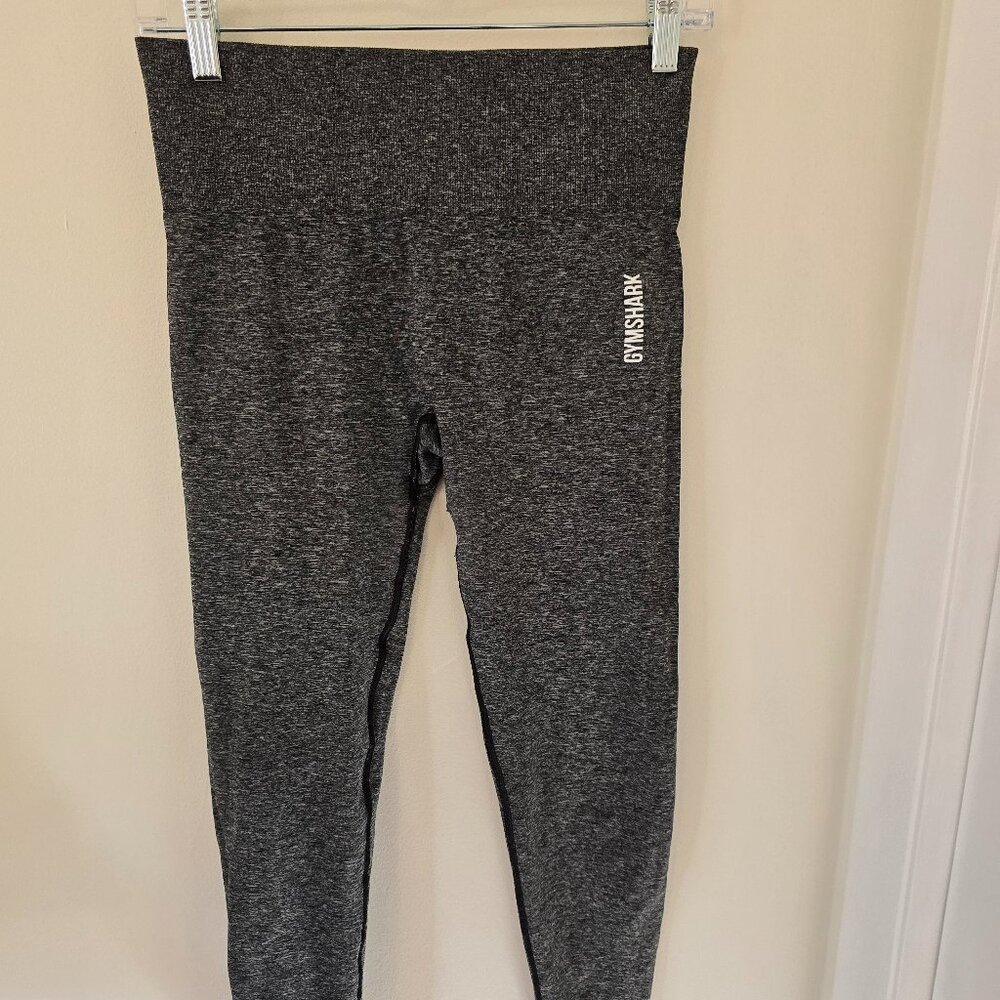 Gymshark Flex High Waisted Leggings - Black/Charcoal